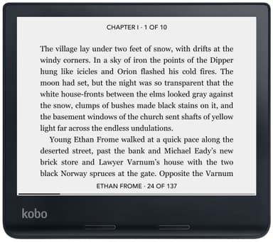 Kobo Sage Ebook-läsare (svart)