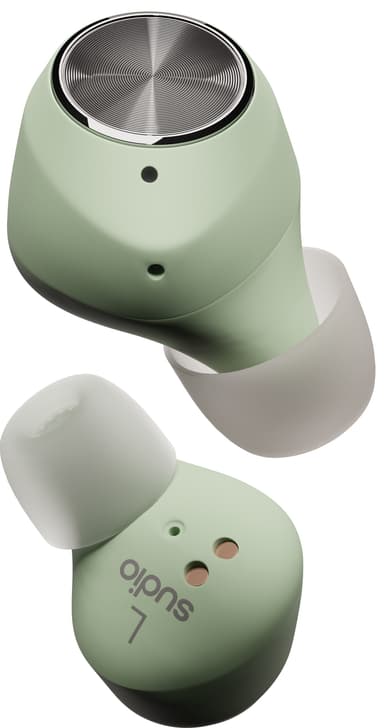 Sudio T2 true wireless in-ear hörlurar (jade)