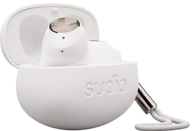 Sudio T2 true wireless in-ear hörlurar (vita)