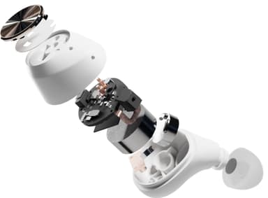 Sudio T2 true wireless in-ear hörlurar (vita)