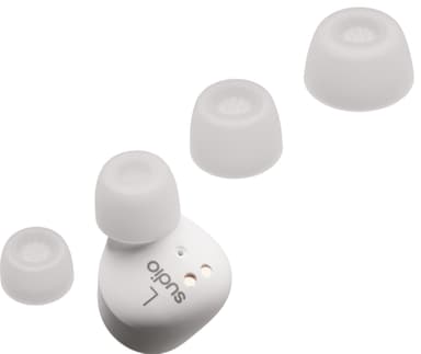 Sudio T2 true wireless in-ear hörlurar (vita)