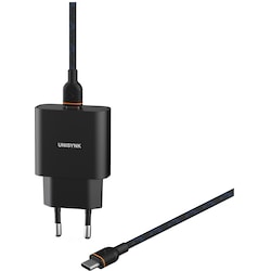 Unisynk USB-C Slim väggladdningskit (svart)