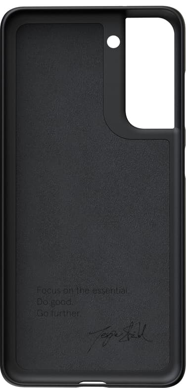 Nudient V3 fodral för Samsung Galaxy S21 FE (ink black)