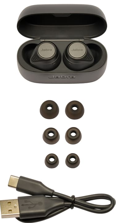 Jabra Elite Active 75T true wireless-hörlurar (mörkgrå)