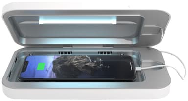PhoneSoap 3 desinfektion och laddare för telefon (vit)