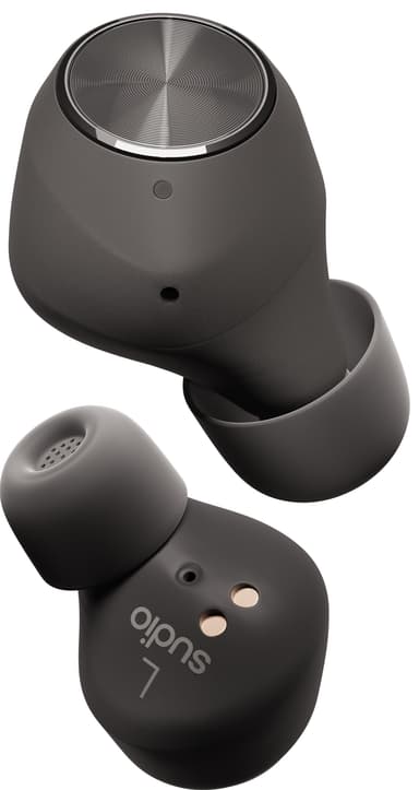 Sudio T2 true wireless in-ear hörlurar (svarta)