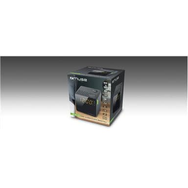 Muse M-187CR Dubbel väckarklockaradio