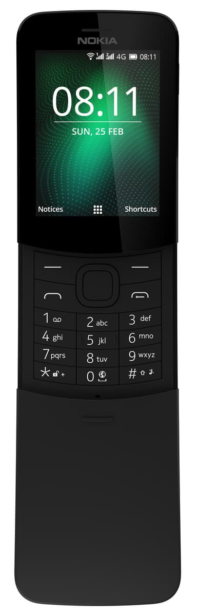 Nokia 8110 4G (svart)