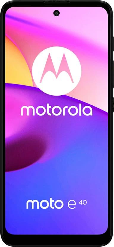 Motorola Moto E40 smartphone 4/64 (grafitgrå)