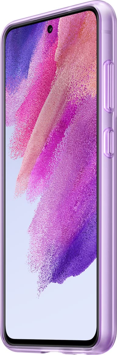 Samsung Galaxy S21 FE clear strap fodral (lavender)