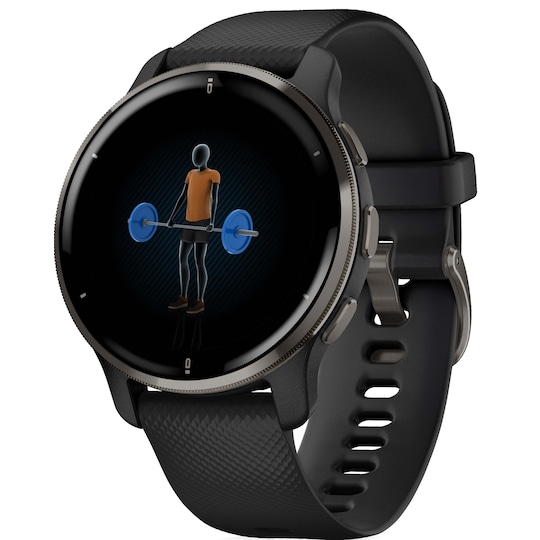 Garmin Venu 2 Plus GPS smartwatch (svart)