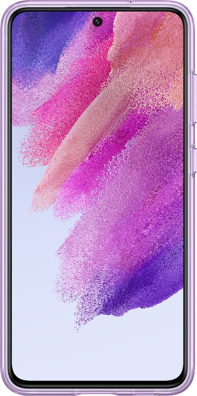 Samsung Galaxy S21 FE clear strap fodral (lavender)
