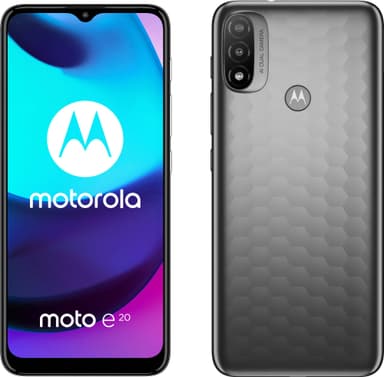 Motorola Moto E20 smartphone 2/32 (grafitgrå)