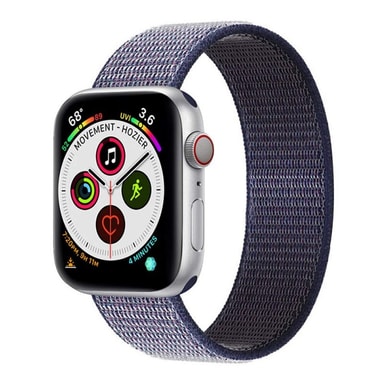 Apple Watch Series 6 44mm Armband Nylon Armband Apple Watch 6 (44mm) - Midnight blue - Elgiganten