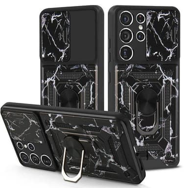 Camo skal 3i1 Samsung Galaxy S22 Ultra  - Svart