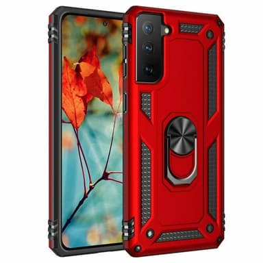 Sergeant Ring Case Samsung Galaxy S22 Plus  - Röd
