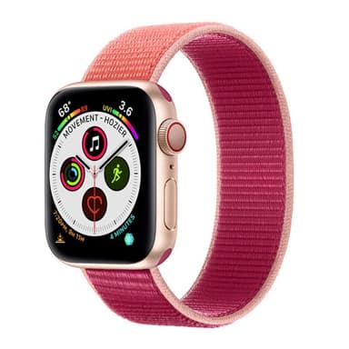 Nylon Armband Apple Watch 6 (44mm) - Pomegranate