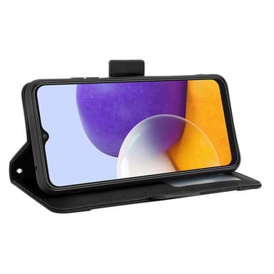 Samsung Galaxy A22 5G Plånboksfodral  - Svart