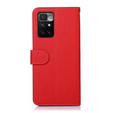 KHAZNEH Xiaomi Redmi 10 Plånboksfodral - Röd