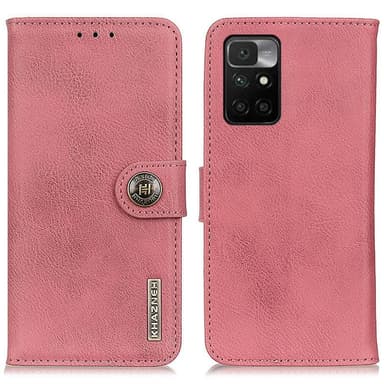 Xiaomi Redmi 10 KHAZNEH Plånboksfodral - Röd