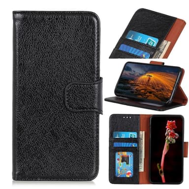 Samsung Galaxy A73 5G  Plånboksfodral Textured Split - Svart