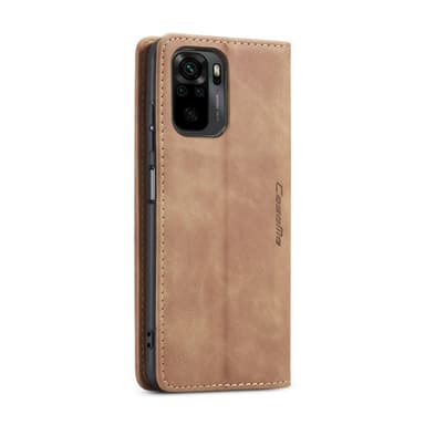 CASEME Plånboksfodral Xiaomi Redmi Note 10 4G / Note 10S - Brun