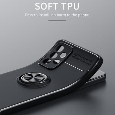 Samsung Galaxy A73 5G TPU skal med Finger Ring - Svart