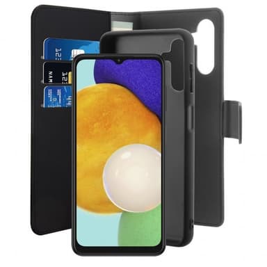 Puro 2-i-1 plånbok Samsung Galaxy A13 5G/A04s (svart)
