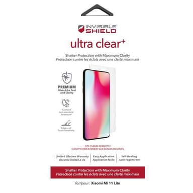 ZAGG InvisibleShield Xiaomi Mi 11 Lite Skärmskydd Ultra Clear+