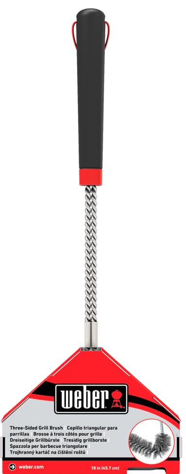 Weber tresidig grillborste 6278