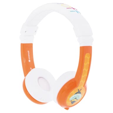 BuddyPhones Explore on-ear hörlurar (orange)