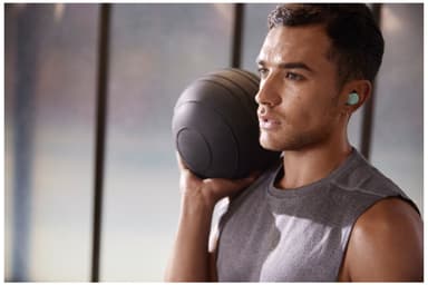 Jabra Elite 4 Active hörlurar (Light Mint)