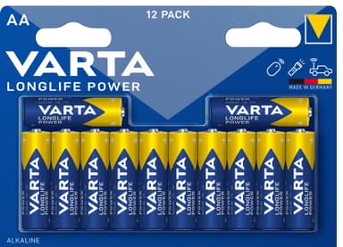 Varta Longlife Power AA batteri (12 st)