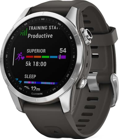 Garmin Fenix 7S smartwatch, 42mm (grafit)