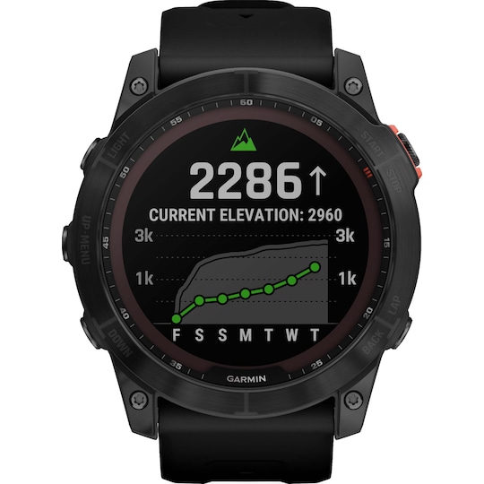 Garmin Fenix 7X Solar smartwatch, 51mm (svart)