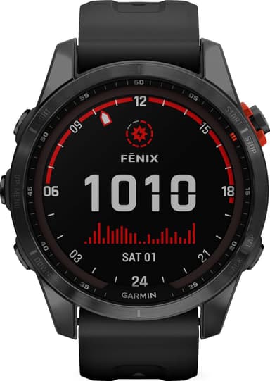 Garmin Fenix 7S Solar smartwatch, 42mm (svart)