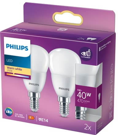 Philips Lustre LED-lampa E14 5W