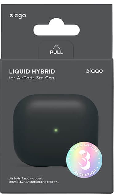 Elago AirPods 3 Liquid Hybrid fodral (svart)