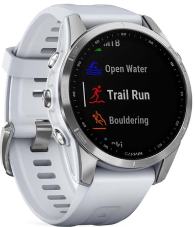 Garmin Fenix 7S smartwatch, 42mm (vit)