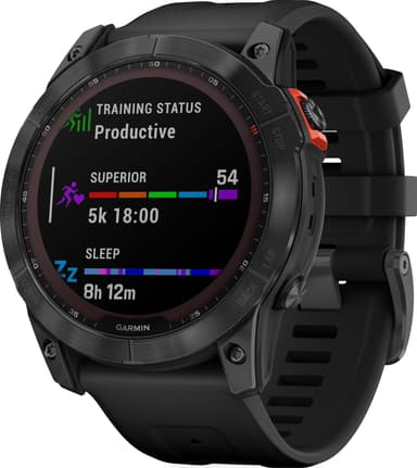 Garmin Fenix 7X Solar smartwatch, 51mm (svart)