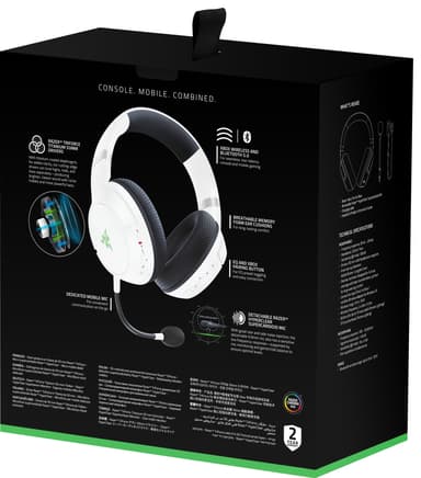 Razer Kaira PRO gamingheadset (vitt)