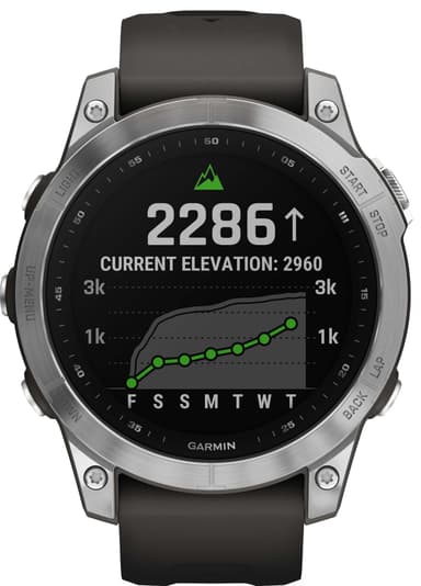 Garmin Fenix 7 smartwatch, 47mm (grafit)