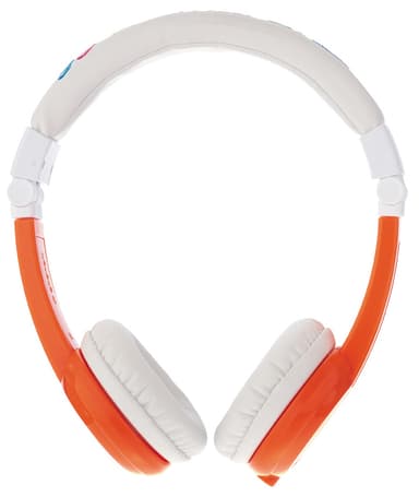 BuddyPhones Explore on-ear hörlurar (orange)