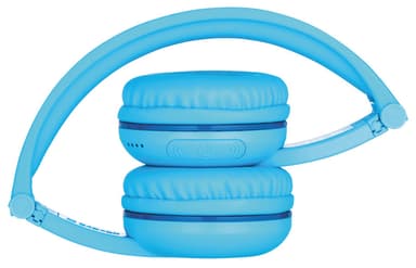 BuddyPhones PLAY BT on-ear hörlurar (blå)
