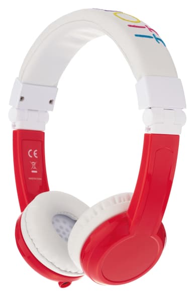 BuddyPhones Explore on-ear hörlurar (röd)