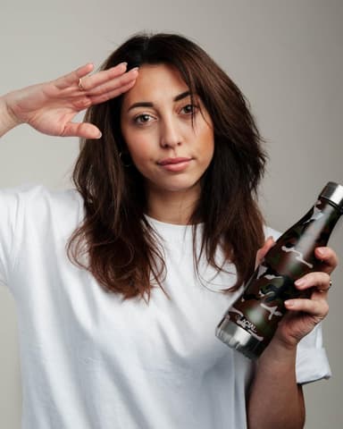 GLACIAL Bottle - Green Camo 400ml