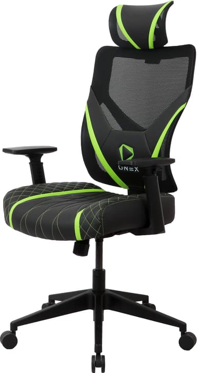 Onex GE300 gamingstol (svart/grön)