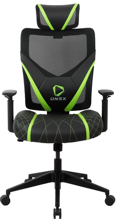 Onex GE300 gamingstol (svart/grön)