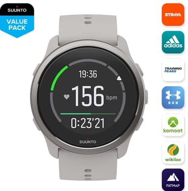 Suunto 5 Peak multisportklocka, 43mm (ridge sand)