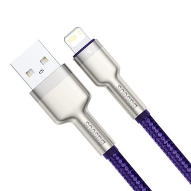 Baseus Cafule Metal USB -Lightning 1 m 2,4A Lila